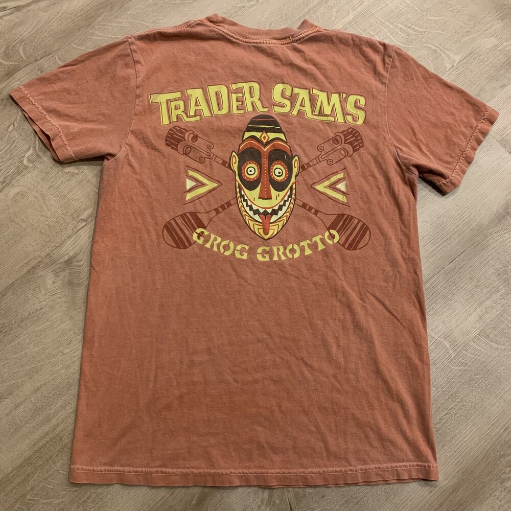 Walt Disney World Parks Trader Sam’s Grog Grotto T-Shirt Men's Small S Tiki Bar